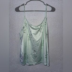 Light Green Floral Pajama Set Women’s